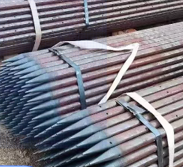 潜江超前小导管预埋钢管出尖打孔焊倒刺无缝焊管厂